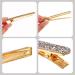 8-Piece Rhinestone Hair Clips - Crystal Alligator Hair Pins for Women and Girls - Buy Online on GoSupps.com
