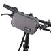 BAIGIO Front Bag for Bicycle Handlebar Bag with Rain Cover Multifunctional Shoulder Bag Crossbody Bag Gray