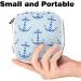 Anchor Pattern Sanitary Napkin Storage Bag - Color634 | Period Tampon & Makeup Pouch - Buy Online on GoSupps.com