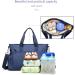 ROYAL FAIR Nappy Changing Bag - Portable Mom and Dad Messenger Tote with Pram Clips - Maternity Diaper Bag for Travel - Royal Blue Medium (40x28x12.8 CM) - Buy Online on GoSupps.com
