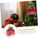 Alipis 1pc Decorative Hanging Decor Ornament Festival Home Tree Decoration Pendant Nice Iron Mail Xmas Red 9X9CM - Buy Online on GoSupps.com