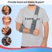 Supregear Adjustable Lightweight Arm Sling | Comfortable Shoulder Immobilizer for Injured Arm, Hand, Elbow | Breathable Medical Support - 180cm (Dark Grey) - Buy Online on GoSupps.com