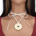 OralGos Women's Exaggerated Geometric Pendant Necklace - Stylish Water Drop Shell Jewelry Perfect Beach Gift - Buy Online on GoSupps.com