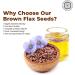 Whole Brown Flax Seeds by Pride of India Omega-3 & Lignan Superfood Jar All Natural Vegan Friendly Good for Mind & Dash Diet - Farm to Table Freshness 44 Oz. Jar - Buy Online on GoSupps.com