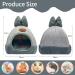 XMPEKO Guinea Pig Bed and Hideout Soft Warm Rabbit Bed House for Small Animal Hamster Ferret Bunny Chinchilla Hedgehog Gray 30cm*30cm*35cm(L*W*H) - Buy Online on GoSupps.com