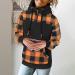 Ganfancp Women's Plaid Print Turtleneck Sweatshirt - Orange XX-Large - Buy Online on GoSupps.com