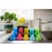 Tommee Tippee Closer to Nature Baby Bottles Fiesta Collection (9oz, 6 Count) - Slow Flow Nipple, Anti-Colic Valve - Multi-Colored - Buy Online on GoSupps.com