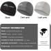 TagVo Moisturizing Skull Hats - 2 Packs UV Protection for Hiking Sports & Biking - Black & Dark Gray Functional Outdoor Headwear - Buy Online on GoSupps.com