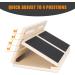 Professional Wooden Slant Board - Adjustable Incline Calf Stretch & Balance Exercise Equipment - Buy Online on GoSupps.com