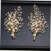 FRCOLOR 1 Pair Wedding Headdress Bridesmaid Hair Clip Rhinestone Hair Clips Bridal Veil Clips Rhinestone Barrettes Bridal Hair Clip Flower Hairpins Rhinestone Pearl Hair Accessories Tiara - Buy Online on GoSupps.com