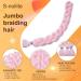 Shop 3-Pack 41 Inch Light Pink Synthetic Jumbo Braid Crochet Hair Extensions - Buy Online on GoSupps.com