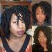 Dreadlock Synthetic Braiding Short Wig | Crochet Twist Braids Afro Curly Wig for Black Women | 6 inch 1B Color - Buy Online on GoSupps.com