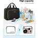 BAGSMART TSA Approved Hanging Toiletry Bag & Transparent Makeup Organizer - Large Black - Buy Online on GoSupps.com
