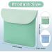 Sanitary Napkin Storage Bag 2 Pcs Period Pouch Organizer for Menstrual Pad & Tampon - Portable Feminine Hygiene Kit for Women/Girls (Green & Blue) - Buy Online on GoSupps.com