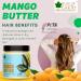 Deodorised Indian Mango Butter 100GM - Natural Moisturizer for Face Skin Hair & DIY Projects | Buy Online Internationally - Buy Online on GoSupps.com