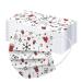 50Pcs Adults Christmas Disposable Face_Masks with Santa Elk Designs 3-Ply Breathable_Masks with Nose Wire for Holiday Party Black_d