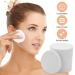 Molain 12-Piece White Round Sponge Puff Set 2.2 Inch - Facial Powder Blender Puffs for Liquid Foundation Makeup - Foam Applicator for Cosmetic Cleanser - Buy Online on GoSupps.com