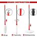Self Wringing Mop with 2 Washable Heads - Heavy Duty Twist Mop for Floor Cleaning - 51 Inch Long Handle - Ideal for Hardwood, Vinyl, Tile, Marble, Laminate - Home, Office, Kitchen - Red - Buy Online on GoSupps.com