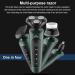 4-in-1 Electric Beard Trimmer for Men | Low Noise 60 Min Battery Washable Head | USB Charging Sideburn & Nose Hair Trimmer - Perfect Grooming Tool - Buy Online on GoSupps.com