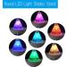 YAKAMOZ LED Lights Display Base Stand - 7 Colored Round Wooden Lighted Base for Laser Glass Resin Art - Buy Online on GoSupps.com
