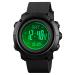 WINKONMU Military Watches with Compass Altimeter Barometer Pedometer Thermometer, Outdoors Watch for Men 1427-Black
