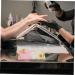Nail Palette Color Mixing Plate - Vintage Pink Press on Nail Stand & Gel Art Tray | 11.1x7.3cm | International Shipping - Buy Online on GoSupps.com