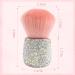 ANGNYA Pink Nail Dust Brush with Rhinestones | Fluffy Makeup Brush for Acrylic Nails & Dip Powder Removal | Nail Art Clean Up Tool - Buy Online on GoSupps.com