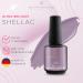 SHAYENNE Made in Germany Shellac Gel Nail Polish 15 ml for UV LED Lamp 168 Shimmery Lavender Purple Shimmer Ring Gel Nail Polish for UV Nail Lamp LED Nail Polish Gel Polish Nail Gel - Buy Online on GoSupps.com