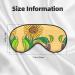 Sunflower Seeds Eye Mask | Soft Adjustable & Comfortable Sleeping Mask for Men & Women - Buy Online on GoSupps.com