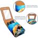 Buy Stylish Blue Watercolor Sea Turtle Lipstick Case - Leather Lip Gloss Organizer with Mirror | Mini Holder for Travel - Buy Online on GoSupps.com