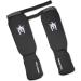Meister MMA Elastic Cloth Shin & Instep Padded Guards - Black (S/M) - Buy Online on GoSupps.com