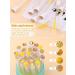 Buy Ebanku 40-Piece Yellow Diamond Empty Mascara Tube Set | Eyelash Brush & Makeup Tubes for Extensions - International Shipping Available - Buy Online on GoSupps.com