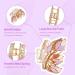 Yonchic 3-Piece Floral Metal Hair Clips for Thin/Medium Thick Hair - Elegant Barrettes with Strong Hold and Non-Slip Design - 3-Color Leaves - Buy Online on GoSupps.com