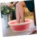 PLAFOPE 1pc Folding Washbasin Foldable Basin Foldable Washbasin Wash Basin Bathroom Basin Washing Basin Cleaning Basin for Home Bathroom Supply Portable Washbasin Dormitory Supply 32X32X12CM Pink - Buy Online on GoSupps.com
