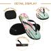 Mnsruu Flamingo Flip Flops - Floral Design for Home Hotel Spa & Travel | Stylish Multicolor Footwear for Men & Women - Buy Online on GoSupps.com