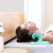 Neck and Shoulder Relaxer | C-Curve Pillow Design Neck Stretcher | 2 Stretching Modes Elastic Base Enhanced Neck Support - Buy Online on GoSupps.com