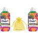 Comfort Creations Fabric Conditioner 30washes 900ml with Stay Fresh Technology Passion Blooms Scent 2Pk + Our Gift for You: Organza Small Bag Size: 9x7x0.1cm