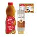 Go2 Groceries Bundle Flavoured Dessert Sauces Biscoff Biscuit Topping (1 kg) La Sauce De Monin Caramel (500 ml) with Recipe Cards Biscoff Biscuit Topping & La Sauce De Monin Caramel
