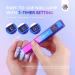 Saviland Rechargeable Mini UV Nail Lamp with Visual Screen - Portable 12W LED Nail Dryer for Gel Polish and Nail Glue - USB Nail Art Tool for DIY Manicure - Multi-Colored (02) - Buy Online on GoSupps.com