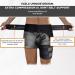 Buy Hip Brace for Sciatica Pain Relief - Compression Wrap for Men & Women with Sacroiliac Belt | Ideal for Groin & Hamstring Support (Medium Left Leg - Buy Online on GoSupps.com