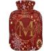 Personalized Christmas Snowflake Heat Bottle | 1L Hot Water Bottles for Pain Relief | Warm Hand & Feet Bed Warmers for Women - Buy Online on GoSupps.com