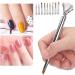 Nail Art Painting Pen Unique Features Easy And Convenient Strong Flexibility Nail Art Liner Meet Demand Manicure Store Beauty Salon Salon Shop for Home(Silver) - Buy Online on GoSupps.com