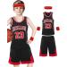 Kids Basketball Jersey Set - 2-Piece Sleeveless Jersey & Shorts for Young Athletes | Black | MetaParty - Buy Online on GoSupps.com