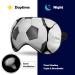 Comfortable Soccer Cracked Wall Sleeping Mask with Adjustable Strap - Soft Eye Mask for Night Sleep | International Shipping - Buy Online on GoSupps.com
