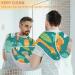 Animal Palm Leaf Beard Bib Apron - Waterproof Hair Catcher for Men | Non-Stick Grooming Cape with Suction Cups | Perfect Gift for Men - Buy Online on GoSupps.com