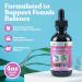 Balanced Femme: Natural PMS & Menopause Support with Black Cohosh | Herbal Liquid Blend for Hot Flashes - Buy Online on GoSupps.com