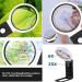 Bainiao Magnifying Glass with Light and Stand Hands Free Handheld 6X 25X Adjustable Folding Magnifier with Led - Buy Online on GoSupps.com
