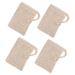 DRESSOOS 4pcs Exfoliating Soap Pouch Soap Mesh Holder Organic Soap Bag Tweezer Pouch Lip Gloss Organizer Net