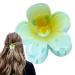 Flower Claw Clips For Thick Hair Hawaiian Flower Strong Hold Clips - Stylish Strong Hold Hair Clips Flower For All-Day Wear Hair Accessory For Thick Thin Hair Women Girls Gradient Light Blue