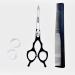 Professional Hair Scissors Elite Cuts 6.0 Inch Japanese J2 Black-Stainless Steel